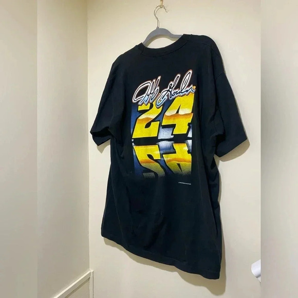Vintage NASCAR Jeff Gordon 1995 Single Stitch Made in USA size XL shirt Like new - Picture 11 of 14